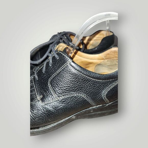 Johnston & Murphy Shuler Bicycle Oxfords Leather 20-7222 Black Lace up 10 - Picture 13 of 15